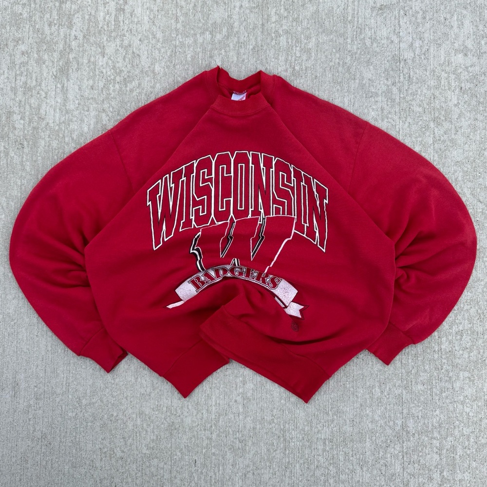 Vintage University of Wisconsin Crewneck Sweater